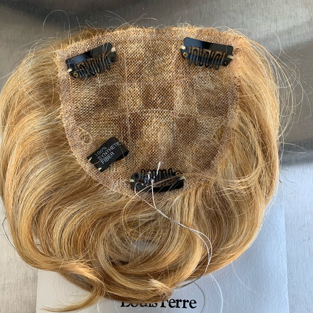 Blonde Hair topper/toupe/toppette/Bangs